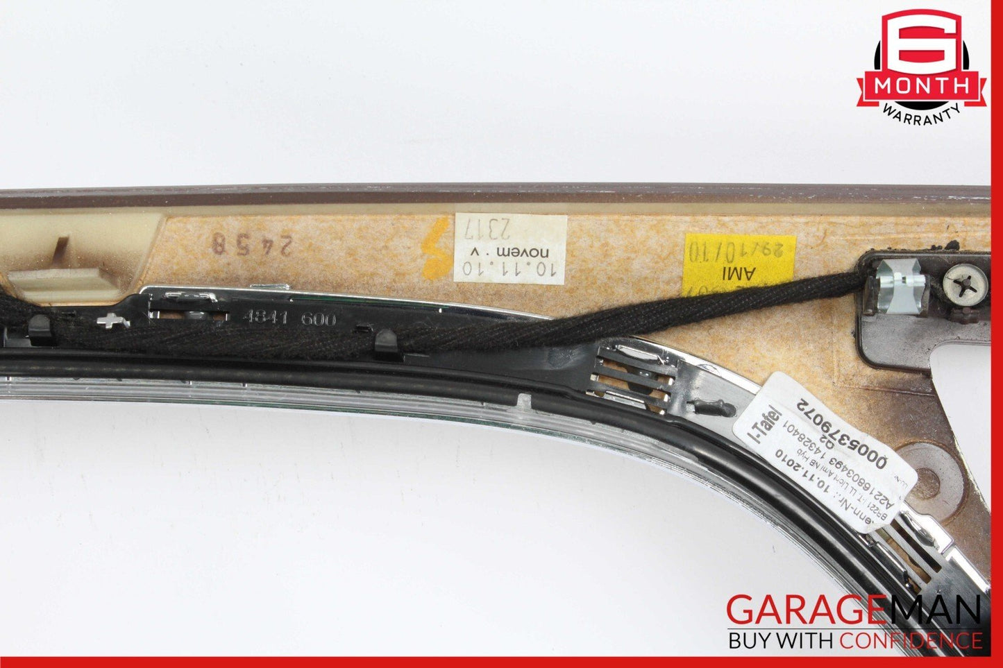 10-13 Mercedes W221 S400 Hybrid Center Dashboard Dash Trim Moulding Bezel Wood