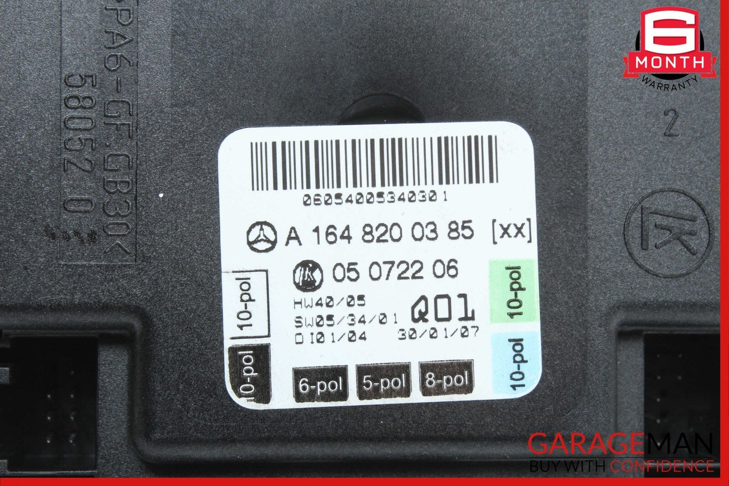 06-13 Mercedes W164 ML350 GL450 Front Left Side Door Control Module Unit OEM