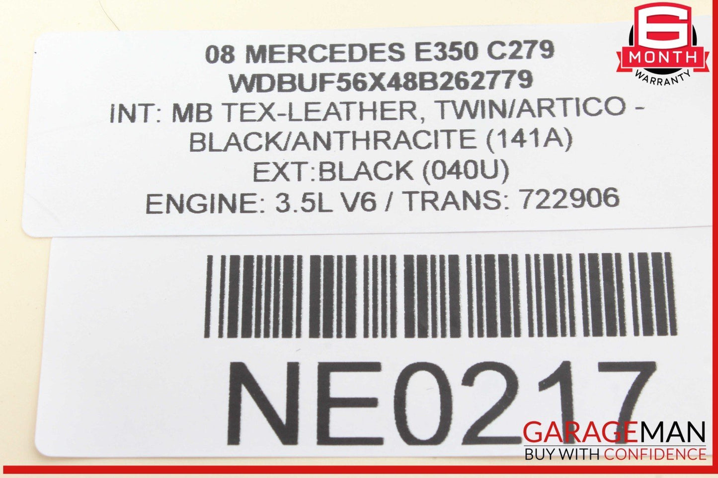 06-13 Mercedes W211 E350 ML350 R350 TPMS Tire Pressure Control 1645403762 OEM