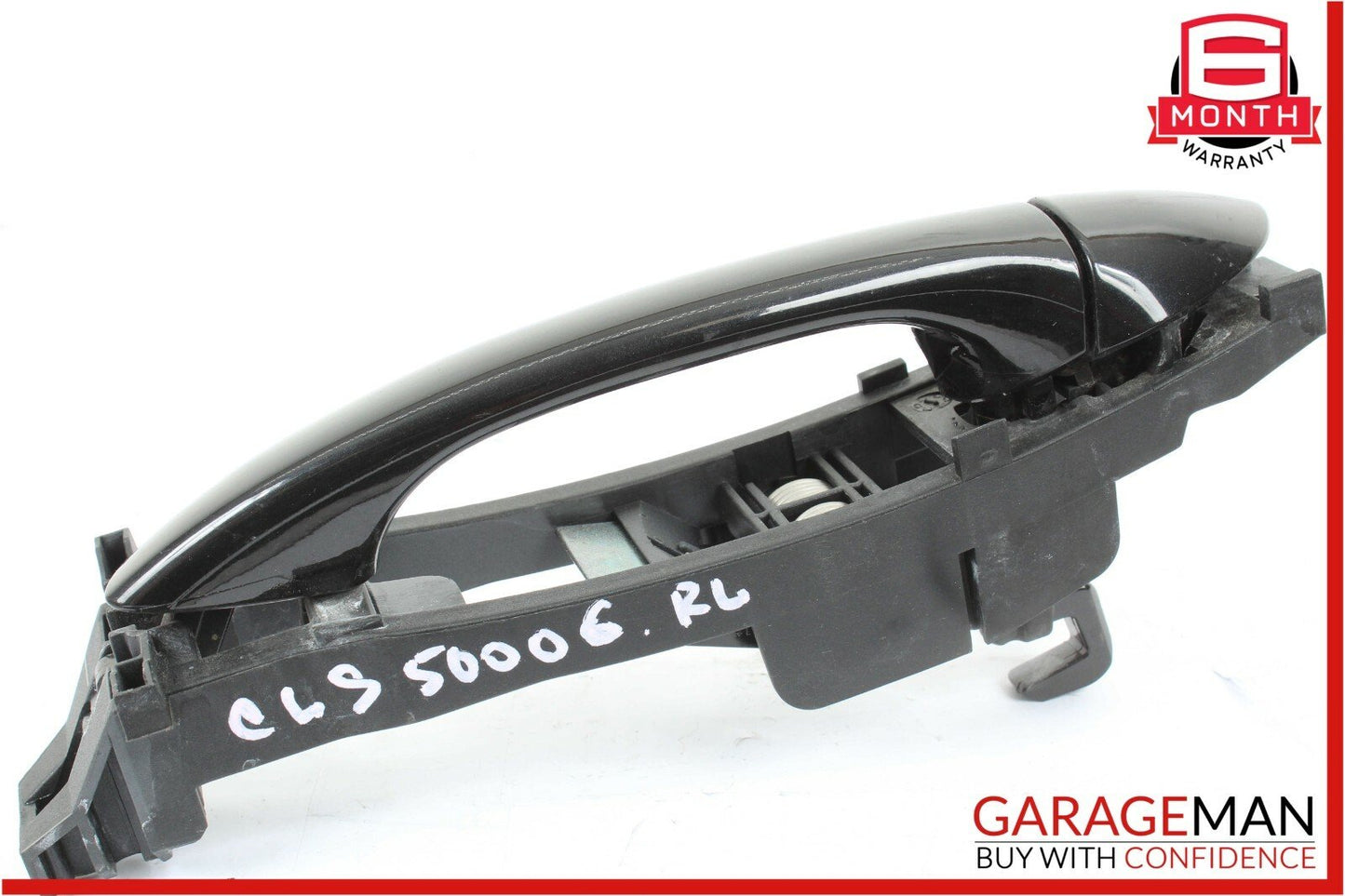 06-11 Mercedes W219 CLS500 Rear Left Side Exterior Door Handle Obsidian Black