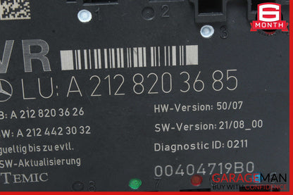 08-18 Mercedes E350 E550 C300 CLS550 Front Right Side Door Control Module OEM