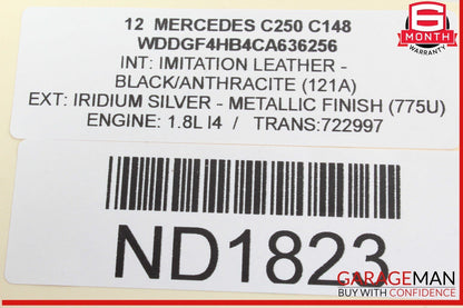 12-14 Mercedes W204 C250 GLK350 Sirius Satellite Radio Receiver 2128706489 OEM
