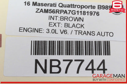 14-22 Maserati Quattroporte Front Left Driver Side Exterior Door Handle Chrome