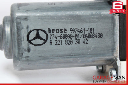 07-13 Mercedes W221 S550 S63 AMG Rear Right Side Window Regulator Motor OEM