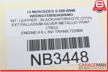 07-13 Mercedes W221 S550 CL550 Dash Suspention Cluster Control Switch 2218215451