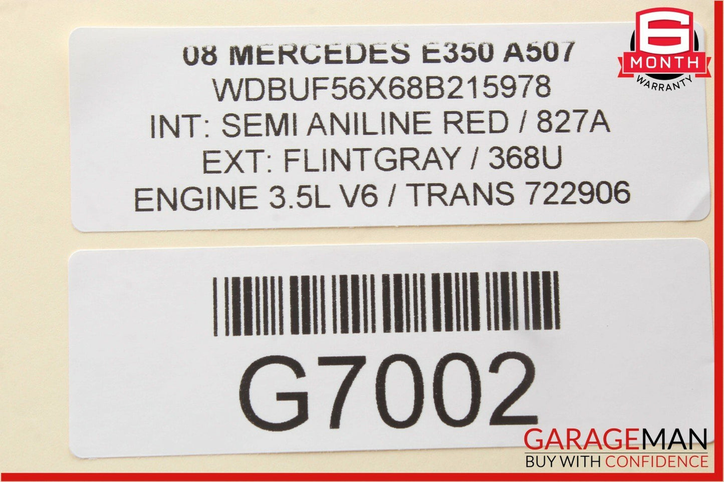 03-09 Mercedes W211 E350 E550 Front Left Driver Side Door Window Regulator Motor