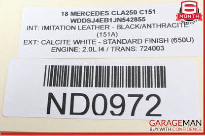 15-20 Mercedes W117 CLA250 S550 Satellite Radio Receiver Control Module Unit OEM