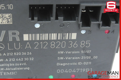 08-18 Mercedes W212 E350 C300 E400 Front Right Side Door Control Module OEM