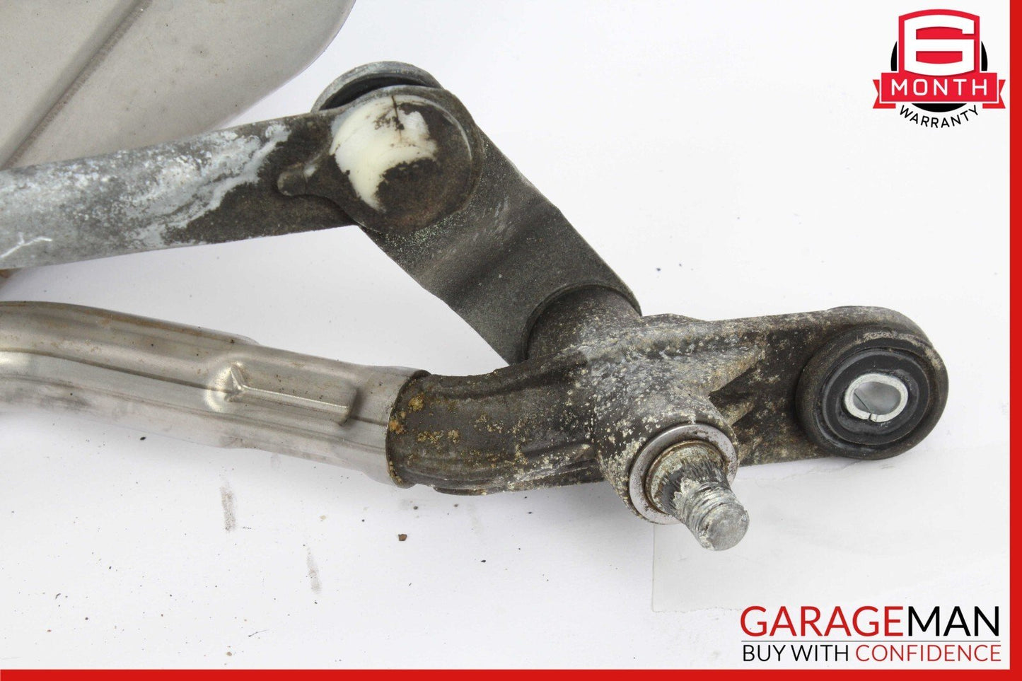 03-13 Maserati Quattroporte M139 Front Windshield Wiper Linkage Arm w/ Motor OEM