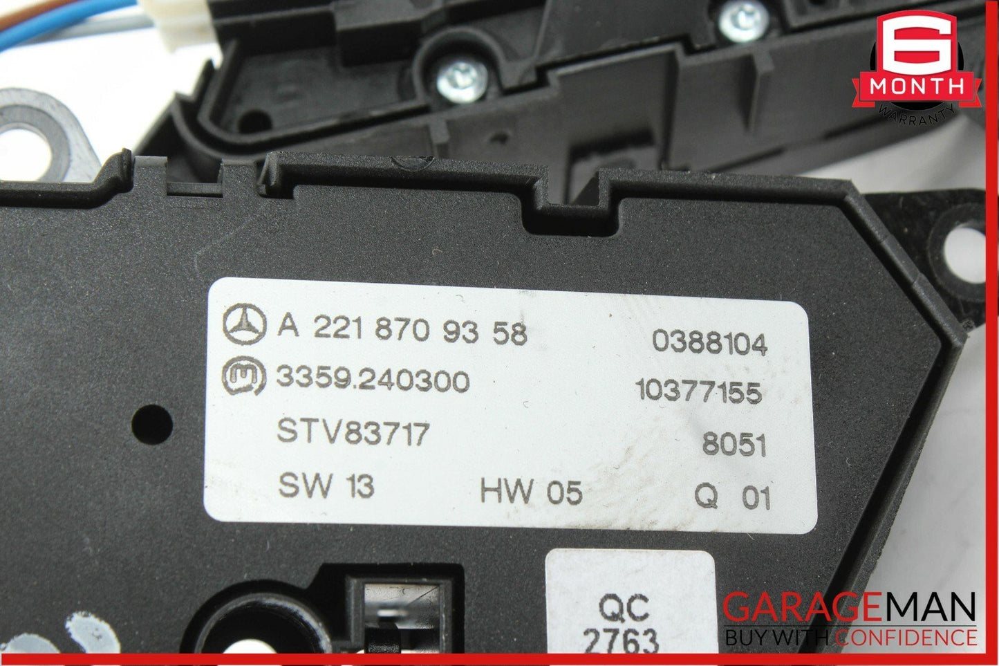07-13 Mercedes S550 CL600 Front Right Seat Adjustment Control Memory Switch Set