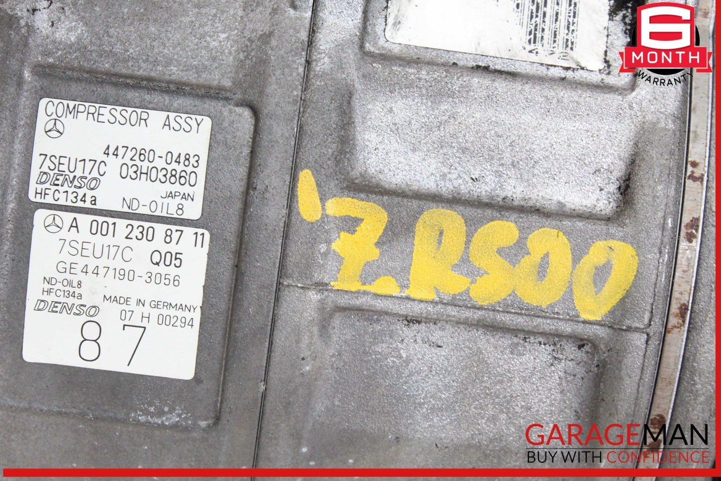 03-09 Mercedes W251 R500 E550 AC A/C Air Conditioning Compressor Pump OEM