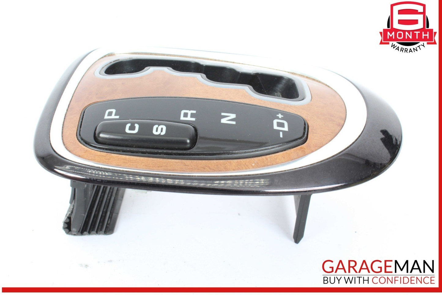 00-06 Mercedes W220 S500 4MATIC S55 AMG Gear Shifter Bezel Trim Indicator Wood