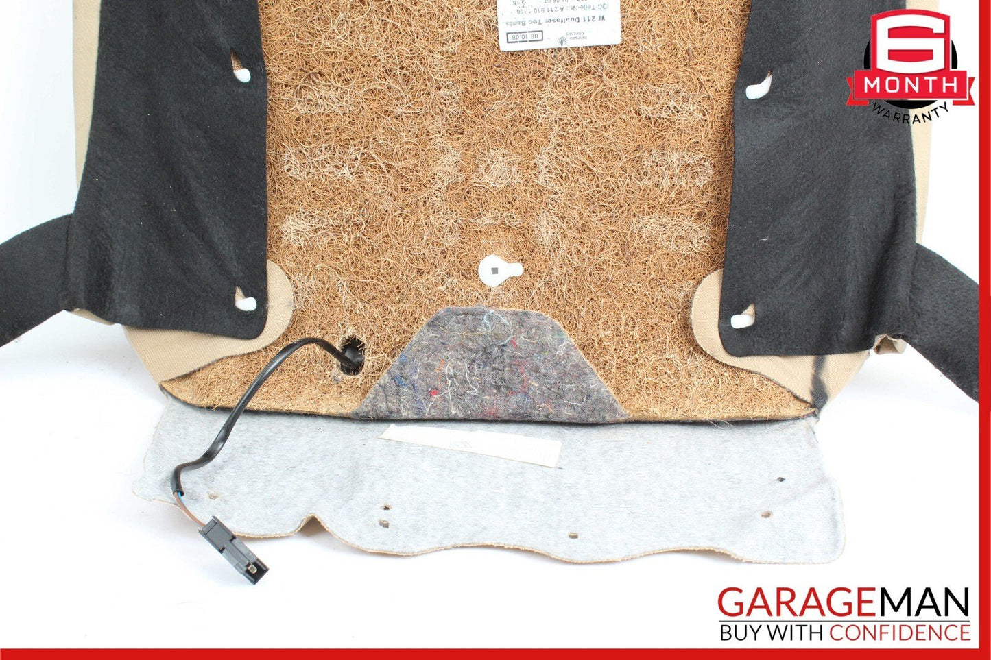 07-09 Mercedes W211 E350 Front Left / Right Top Upper Seat Cushion Cover Brown
