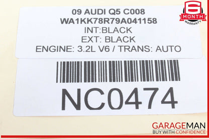 09-17 Audi Q5 Rear Right Passenger Side Upper Control Arm 8K0505324F OEM