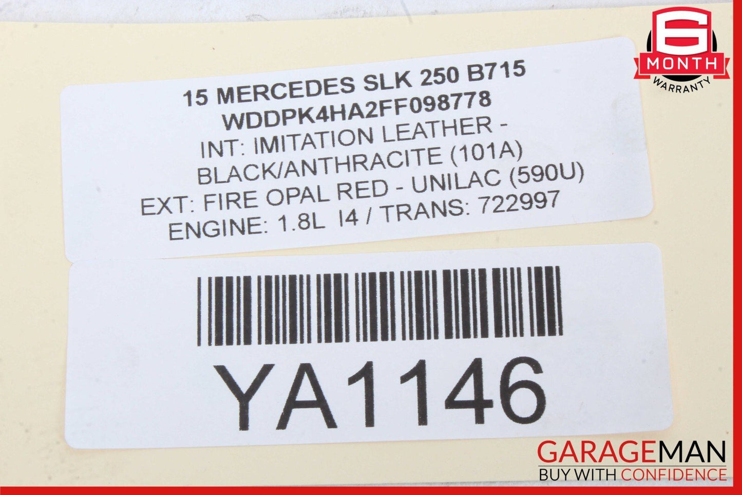 12-16 Mercedes R172 SLK250 SLK350 Floor Gear Shift Shifter Selector Box OEM