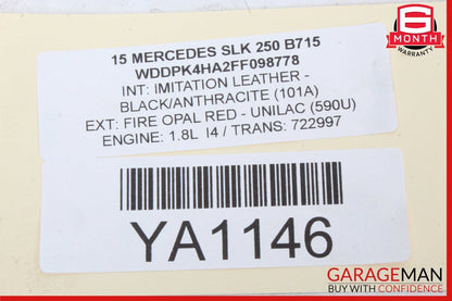 12-16 Mercedes R172 SLK250 SLK350 Floor Gear Shift Shifter Selector Box OEM