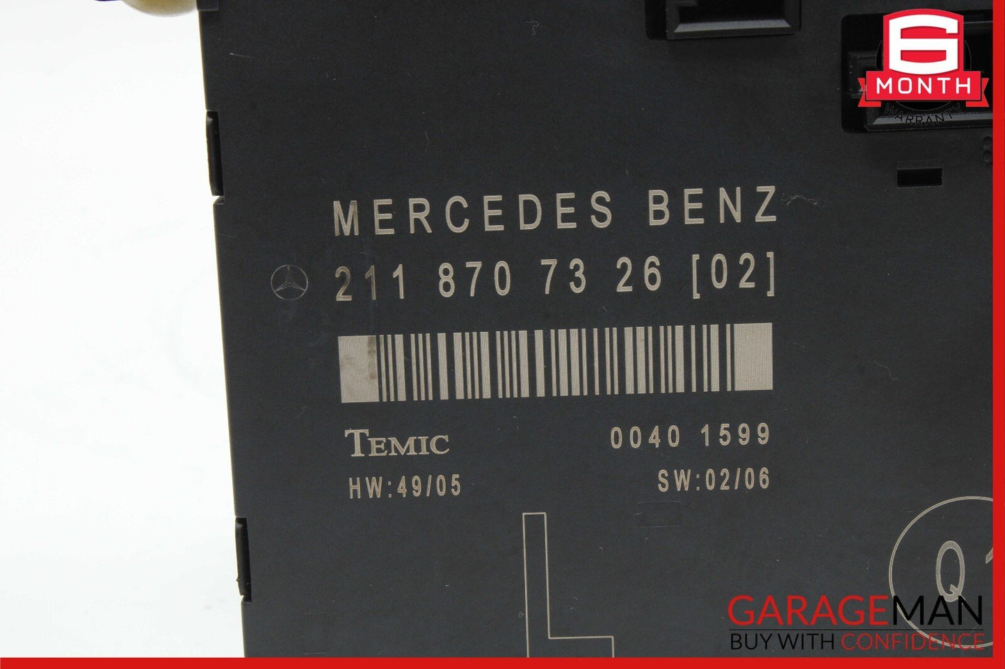 03-09 Mercedes W211 E320 E63 AMG Front Left Side Door Control Module Unit OEM