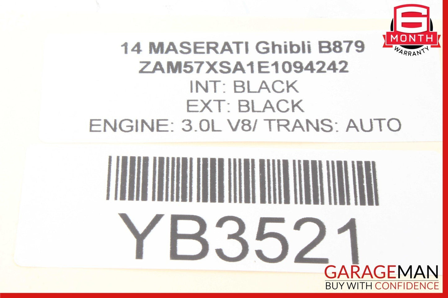 14-17 Maserati Ghibli M157 Dashboard Left Driver Side End Cover Panel Black OEM