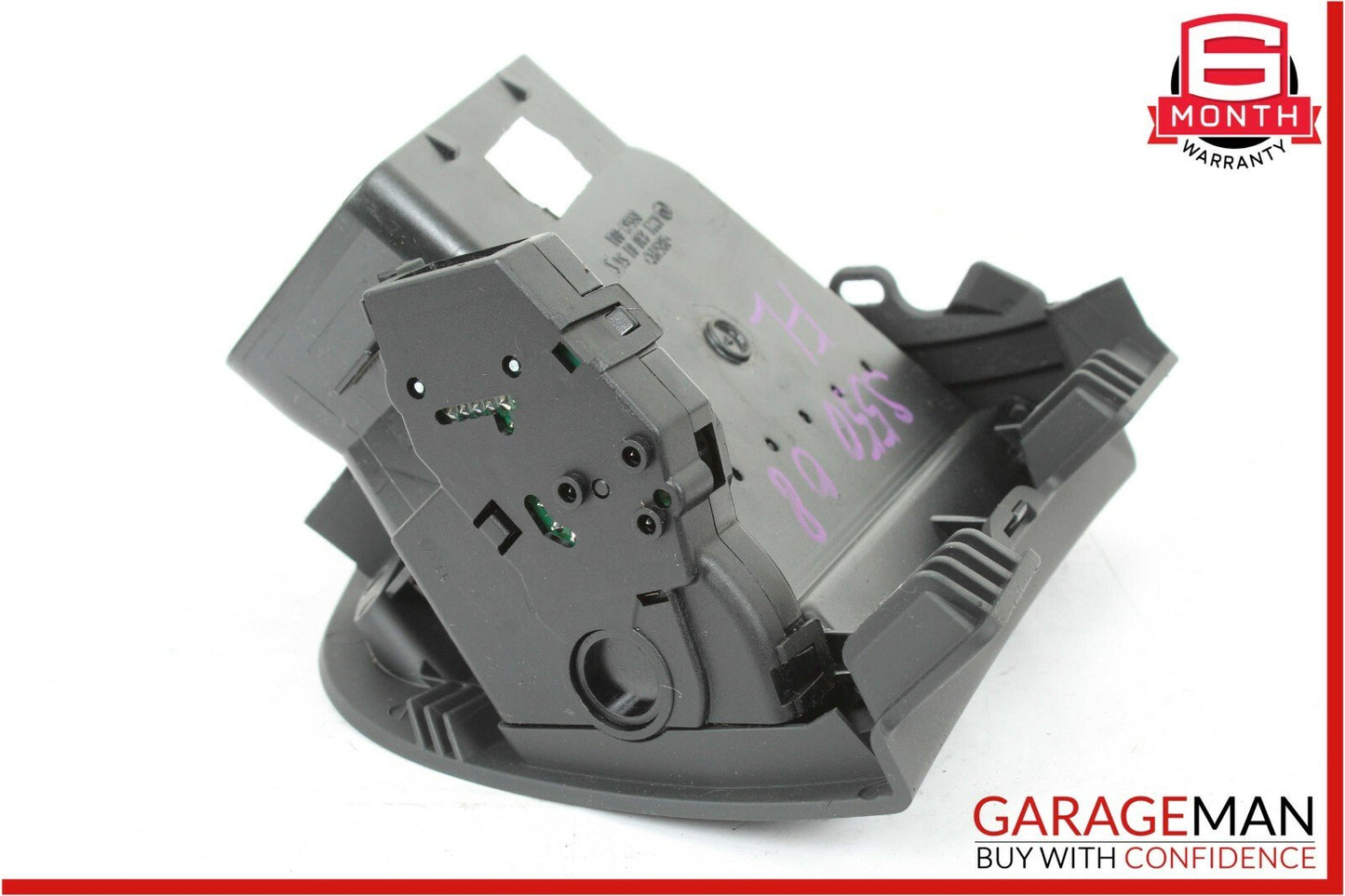 07-13 Mercedes W221 S550 CL600 Front Left Side Dash AC A/C Air Vent Trim Black