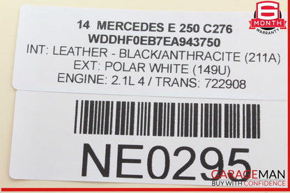 08-20 Mercedes W212 E250 CLS550 Headlight Fog Light Switch Control Module OEM