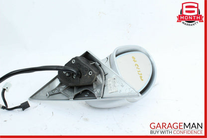 06-08 Mercedes W219 CLS500 Front Left Side Door Mirror Rear View Cubanite Silver