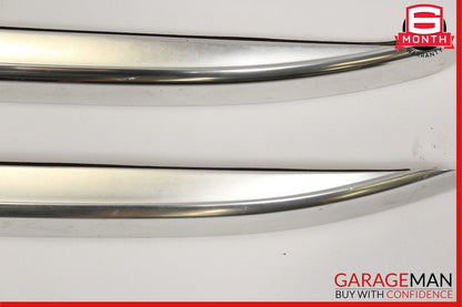 07-15 Audi Q7 Baggage Luggage Roof Rack Rail Top Molding Set Chrome OEM