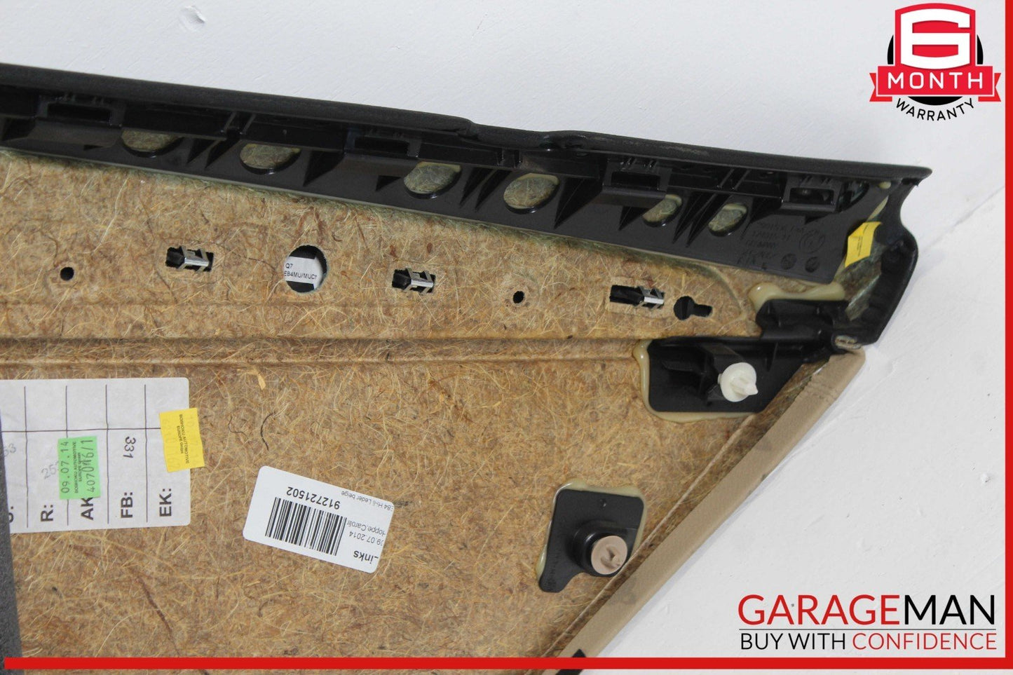 12-15 BMW X1 Rear Left Driver Side Interior Door Trim Panel OEM