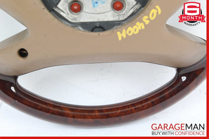 10-14 Mercedes W221 S400 S550 CL550 Steering Wheel w/ Paddle Shifters Beige OEM