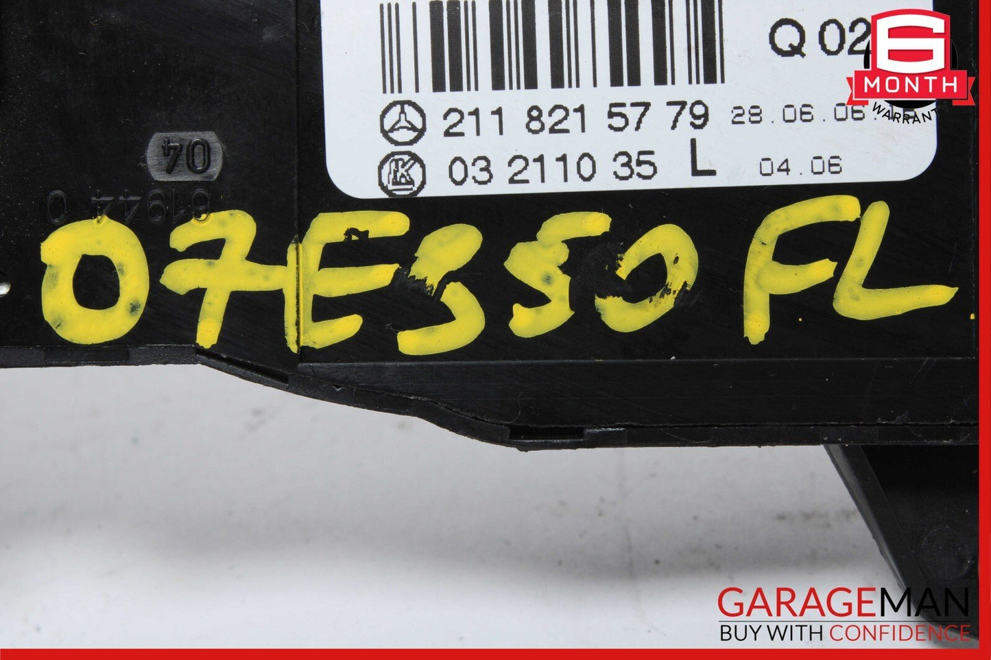 03-11 Mercedes W211 E350 CLS500 Front Left Seat Adjustment Control Switch OEM