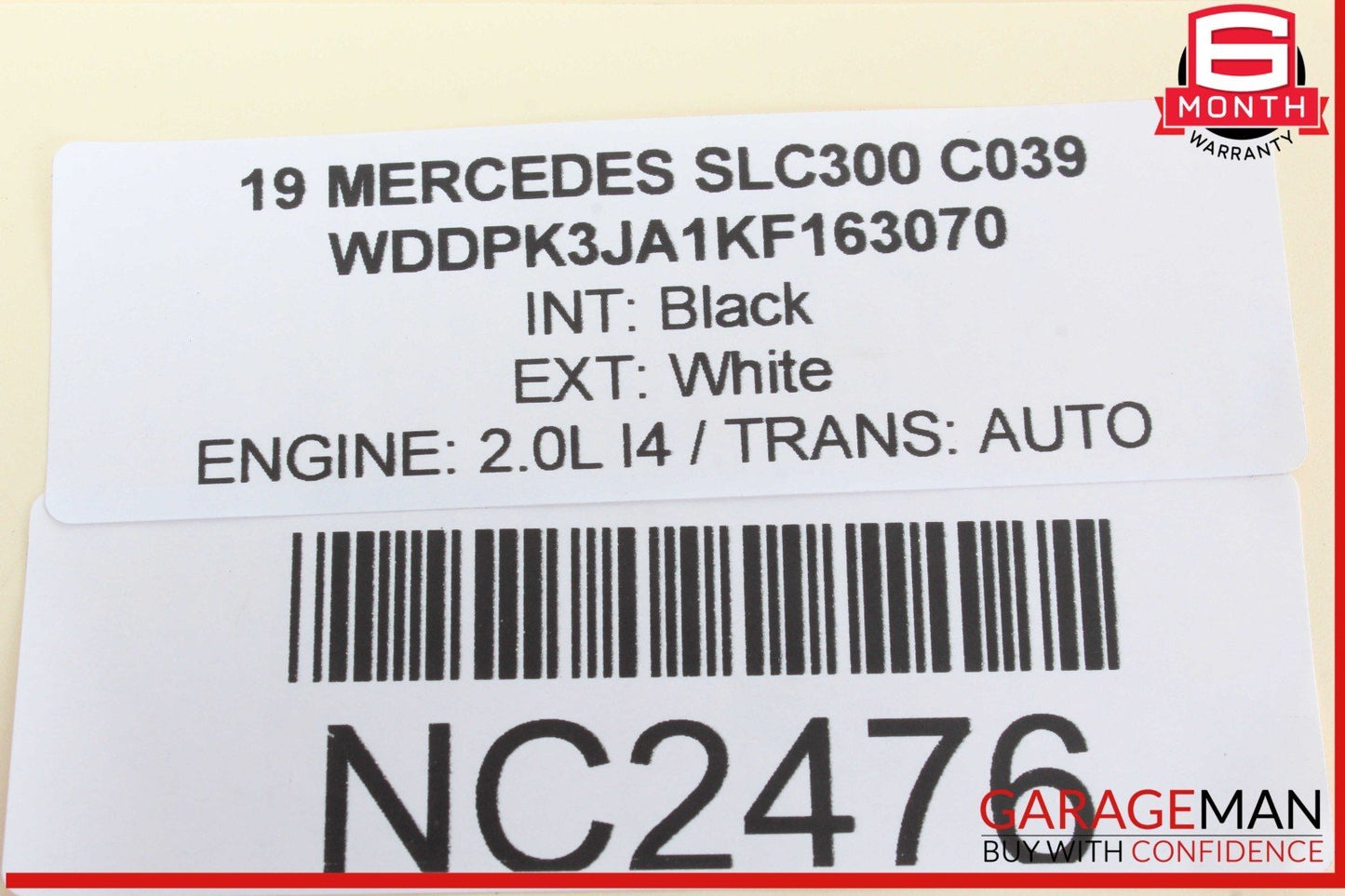 12-20 Mercedes R172 SLC300 SLC43 AMG Front Dashboard A/C Air Vent Grille Trim