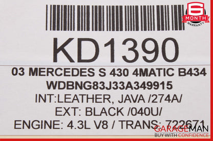 00-06 Mercedes S430 CLK600 AMG SL500 ML500 Voice Command Control Module Unit OEM