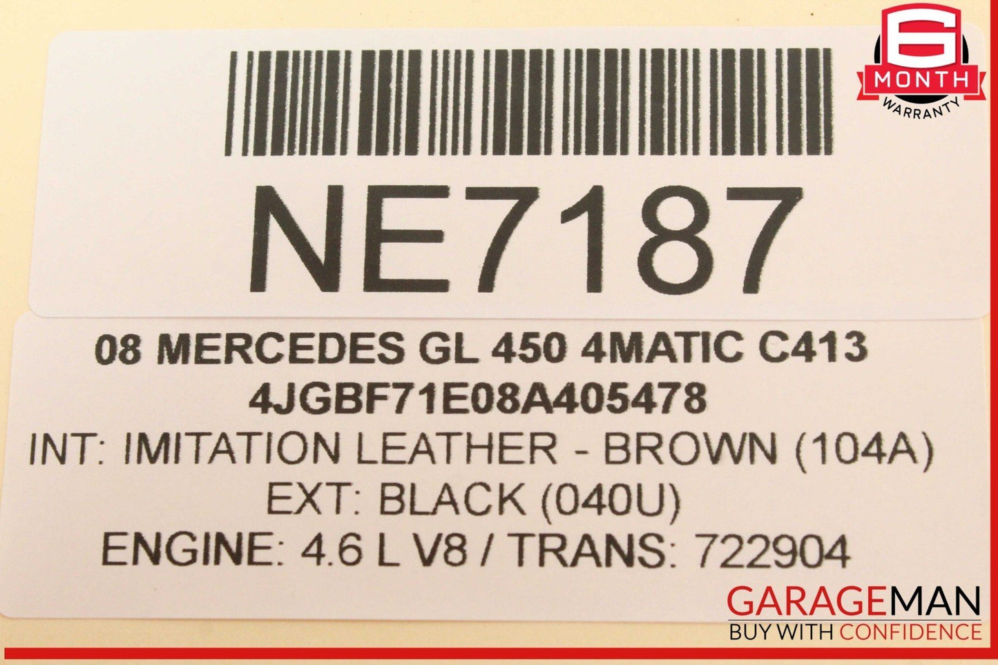 06-13 Mercedes X164 GL450 4MATIC Front Left Driver Side Door Control Module OEM