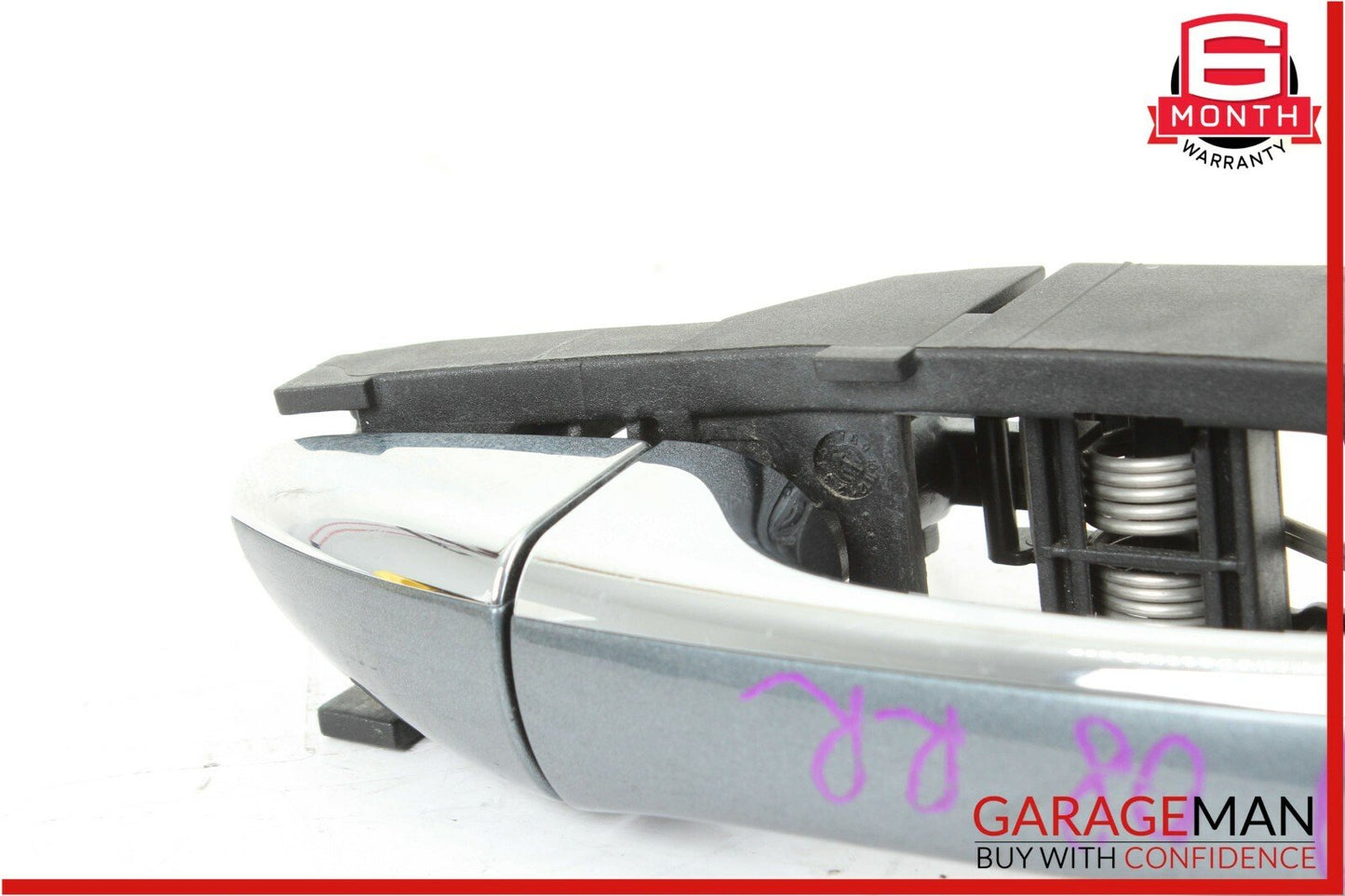 03-09 Mercedes W211 E350 Rear Right Passenger Exterior Door Handle Flintgray