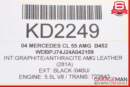 03-06 Mercedes R230 SL500 S600 SL55 CL55 AMG Voice Control Module Unit