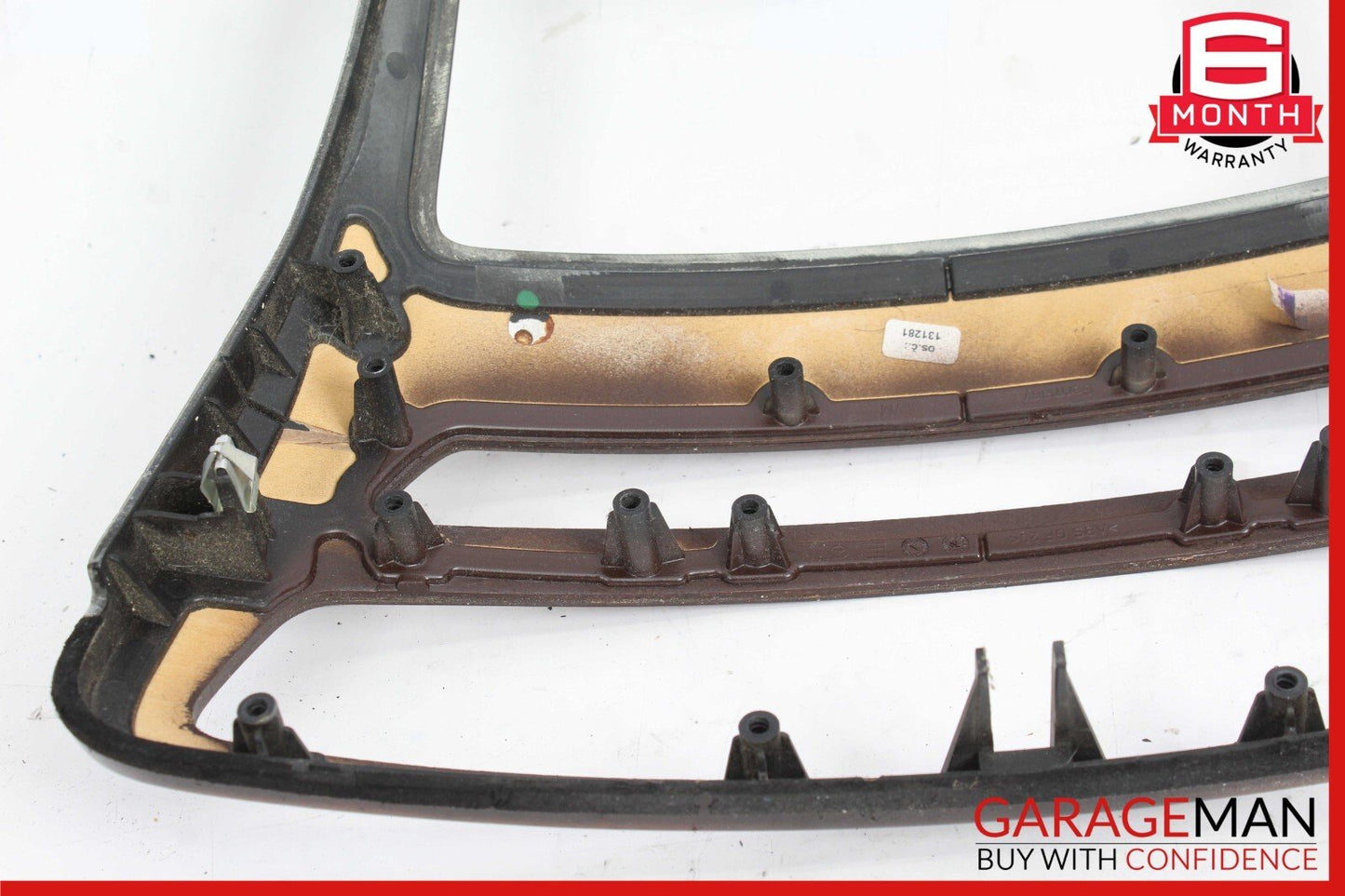 07-14 Mercedes W216 CL550 Center Console Comand Unit Radio Bezel Trim Wood OEM