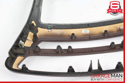 07-14 Mercedes W216 CL550 Center Console Comand Unit Radio Bezel Trim Wood OEM