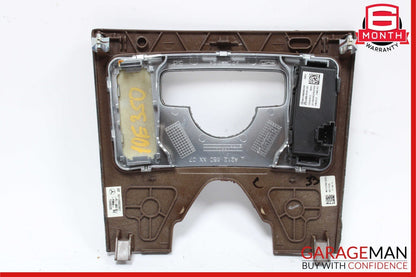 10-13 Mercedes W212 E350 E400 E550 Center Console Switch Trim Cover Bezel Wood
