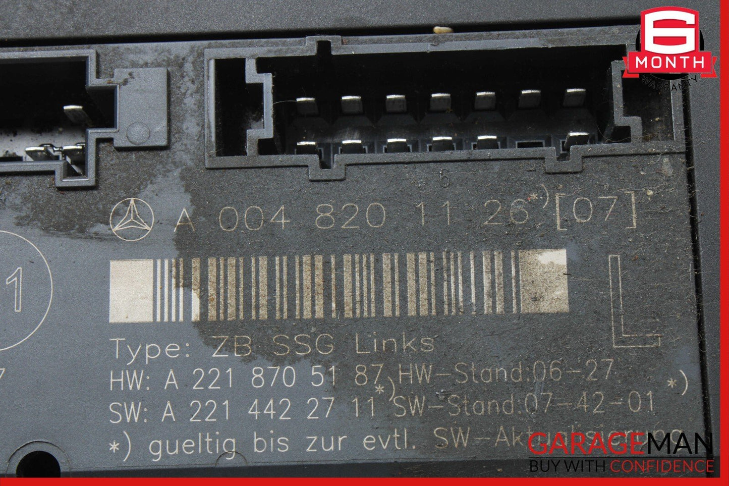 07-13 Mercedes W221 S550 S400 S65 AMG Front Left Side Under Seat Controller Unit