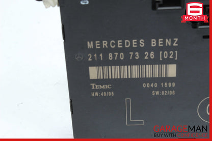 03-09 Mercedes W211 E320 E500 Front Left Side Door Control Module 2118201585 OEM