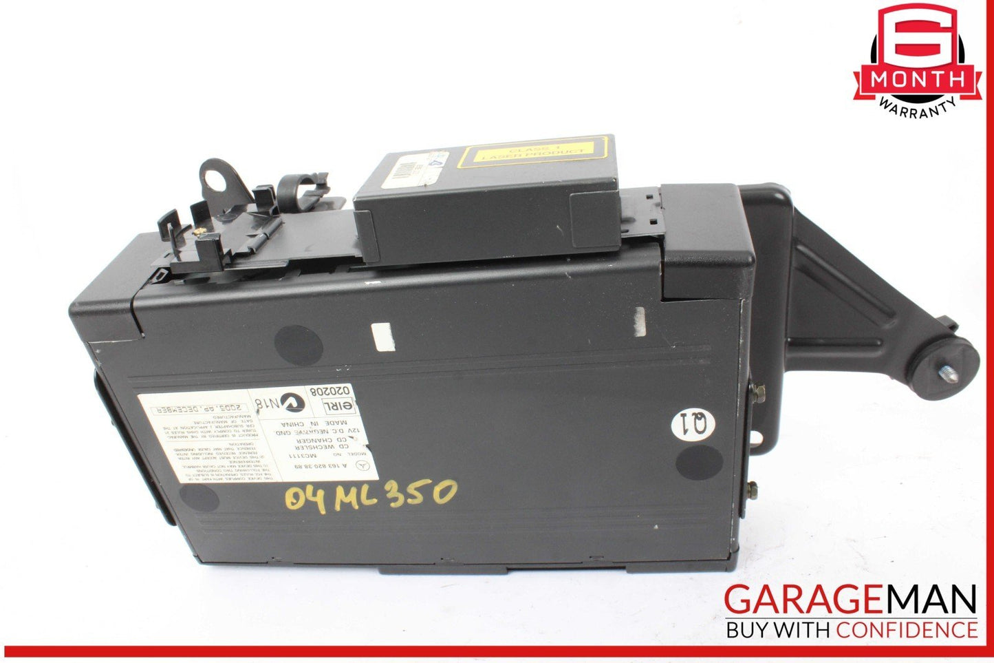 98-05 Mercedes W163 ML350 ML500 6 Disc Disk CD Changer w/ Bracket MC3111 OEM