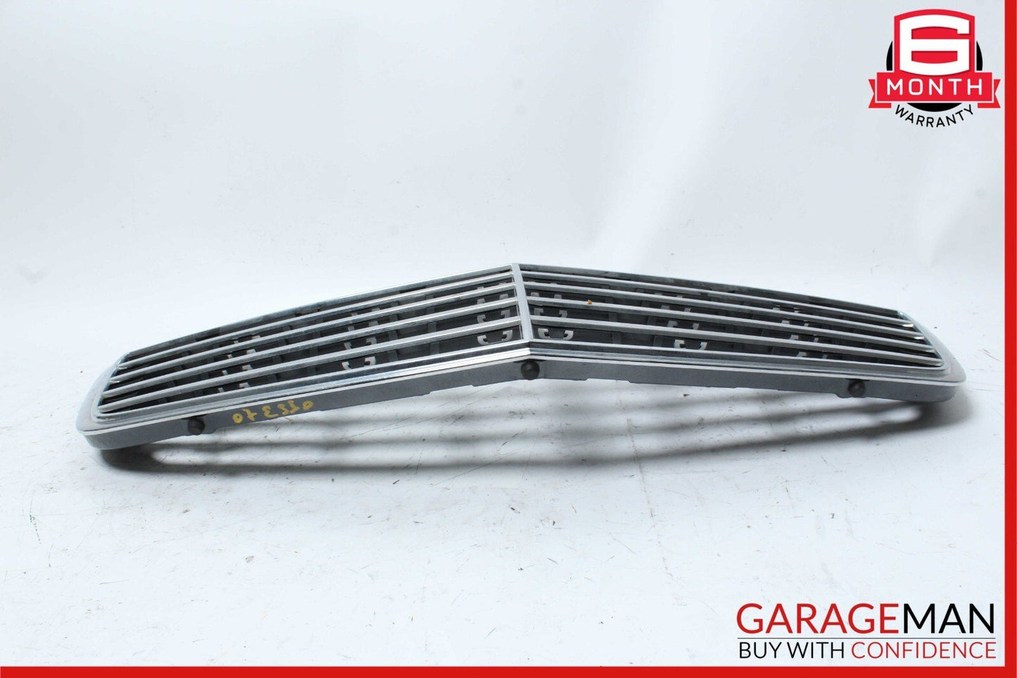 07-09 Mercedes W211 E350 Front Center Bumper Grill Grille Cover Panel Chrome OEM