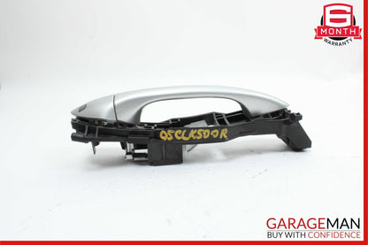 03-09 Mercedes W209 CLK500 Front Right Side Exterior Door Handle Silver OEM