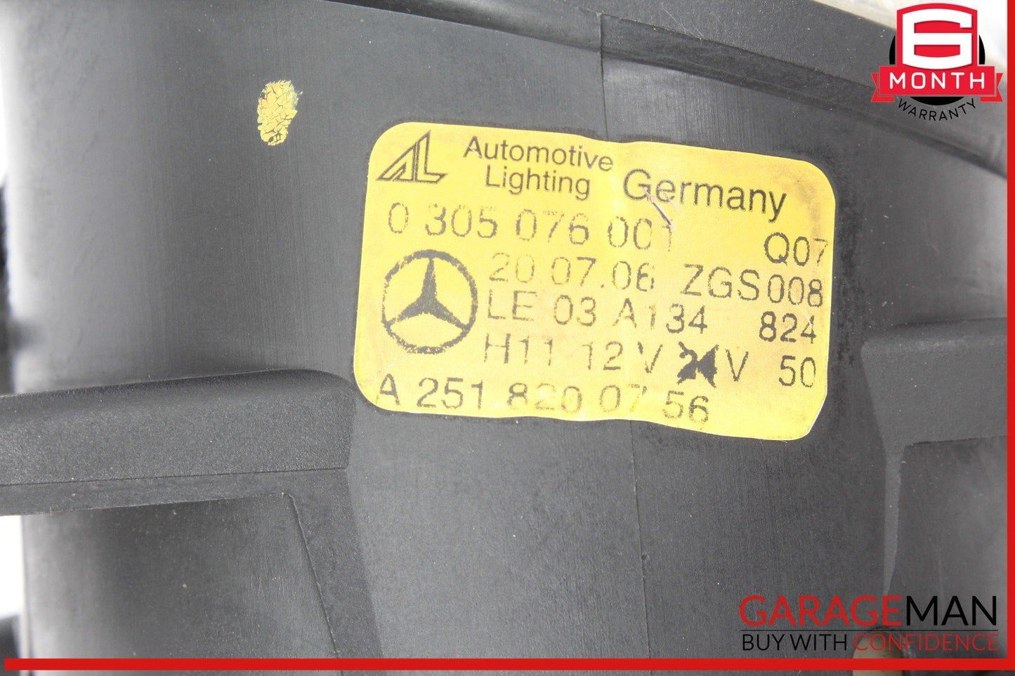 06-12 Mercedes W221 S550 GL450 CL550 Front Left Side Bumper Fog Light Lamp OEM