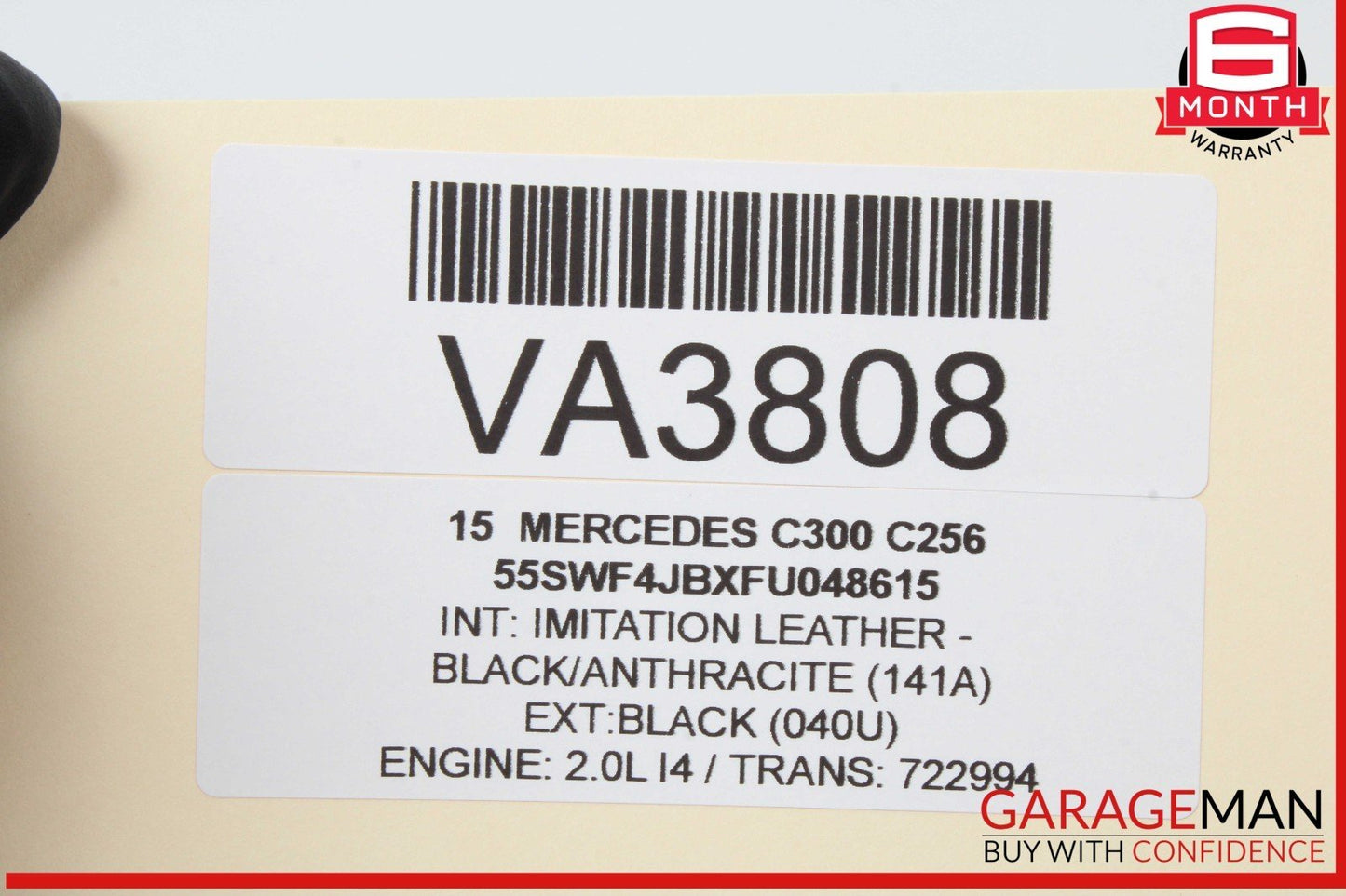 15-20 Mercedes W205 C300 GLC300 Rear Right Side Door Window Regulator Motor OEM