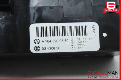 06-11 Mercedes X164 GL450 4Matic Rear A/C Heater Climate Control Switch Unit OEM