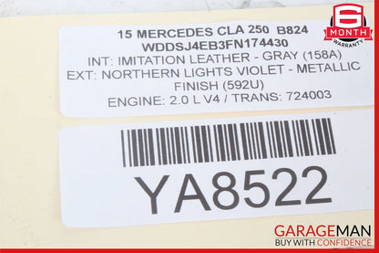 14-20 Mercedes W117 CLA250 Front Left Driver Side Door Lock Latch Actuator OEM