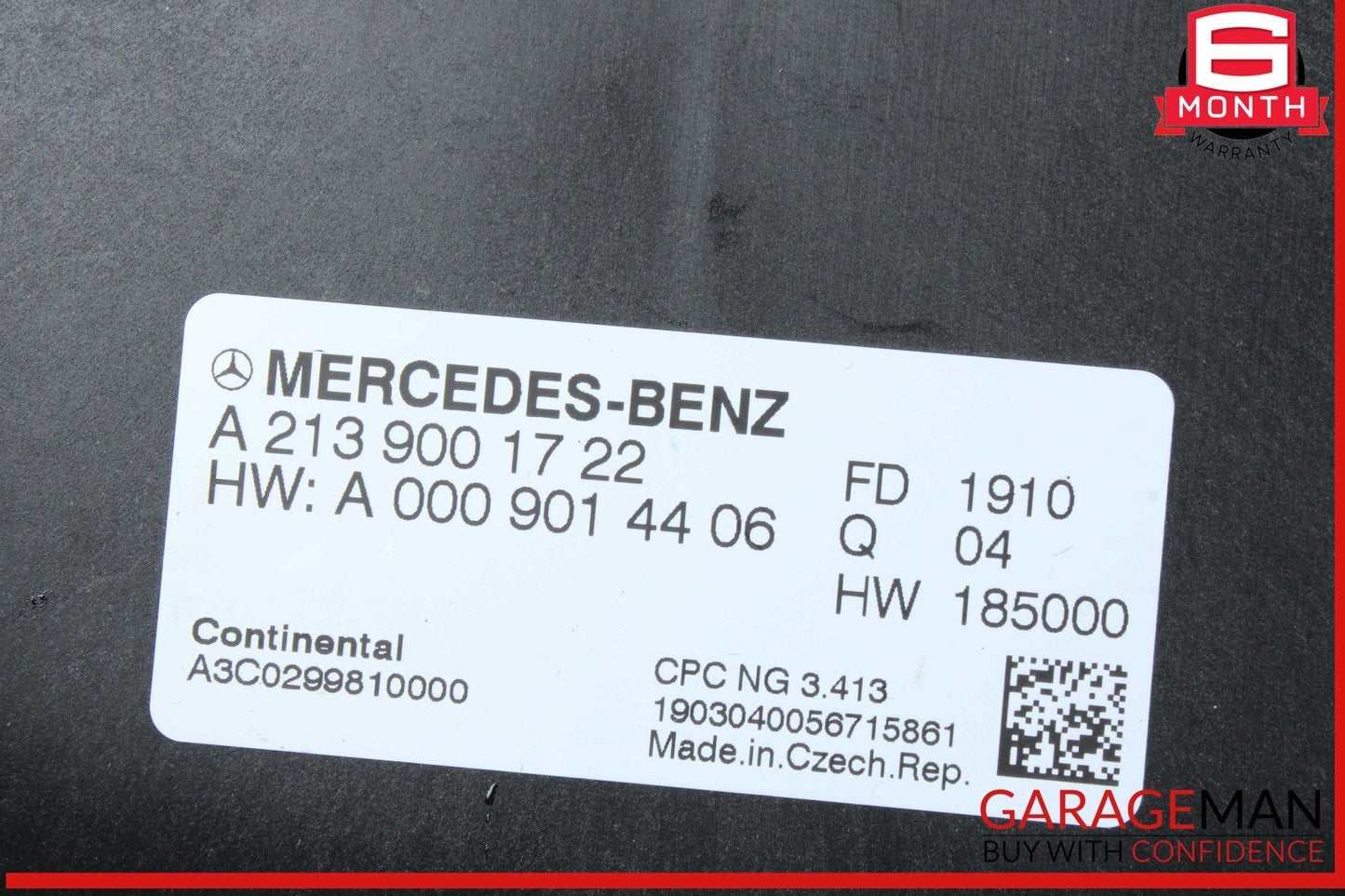 19-23 Mercedes W205 C300 Transmission Control Module Unit TCU 2139001722 OEM