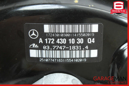 12-20 Mercedes R172 SLK350 SLC300 Power Brake Booster Master Cylinder Reservoir