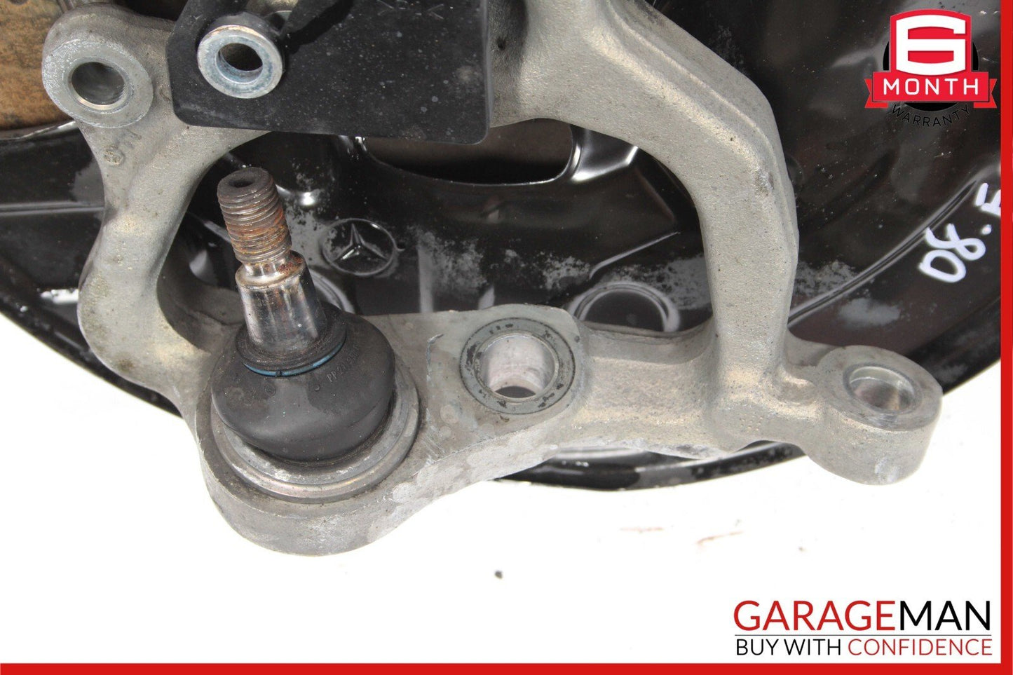 03-09 Mercedes W211 E350 RWD Front Left Spindle Knuckle Hub w/ Brake Rotor Disc