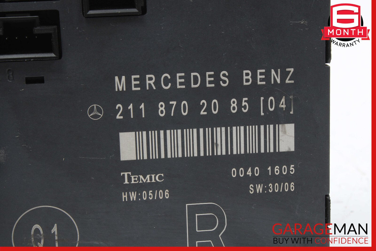 03-09 Mercedes W211 E63 E550 Front Right Passenger Door Control Module OEM
